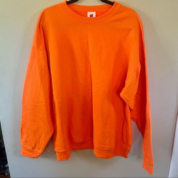Hanes Other - Fluorescent Hanes Crew Neck - Size XL